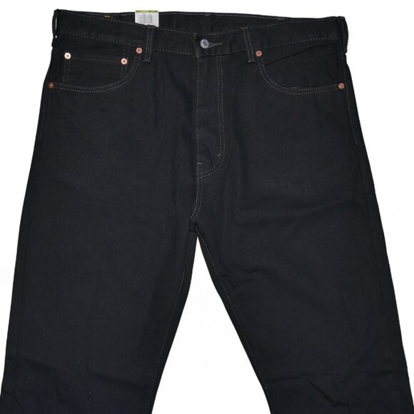 Levis 541 Athletic Fit Jeans Men's Size 38x36 Flex Denim Solid Black NWT - Picture 2 of 12